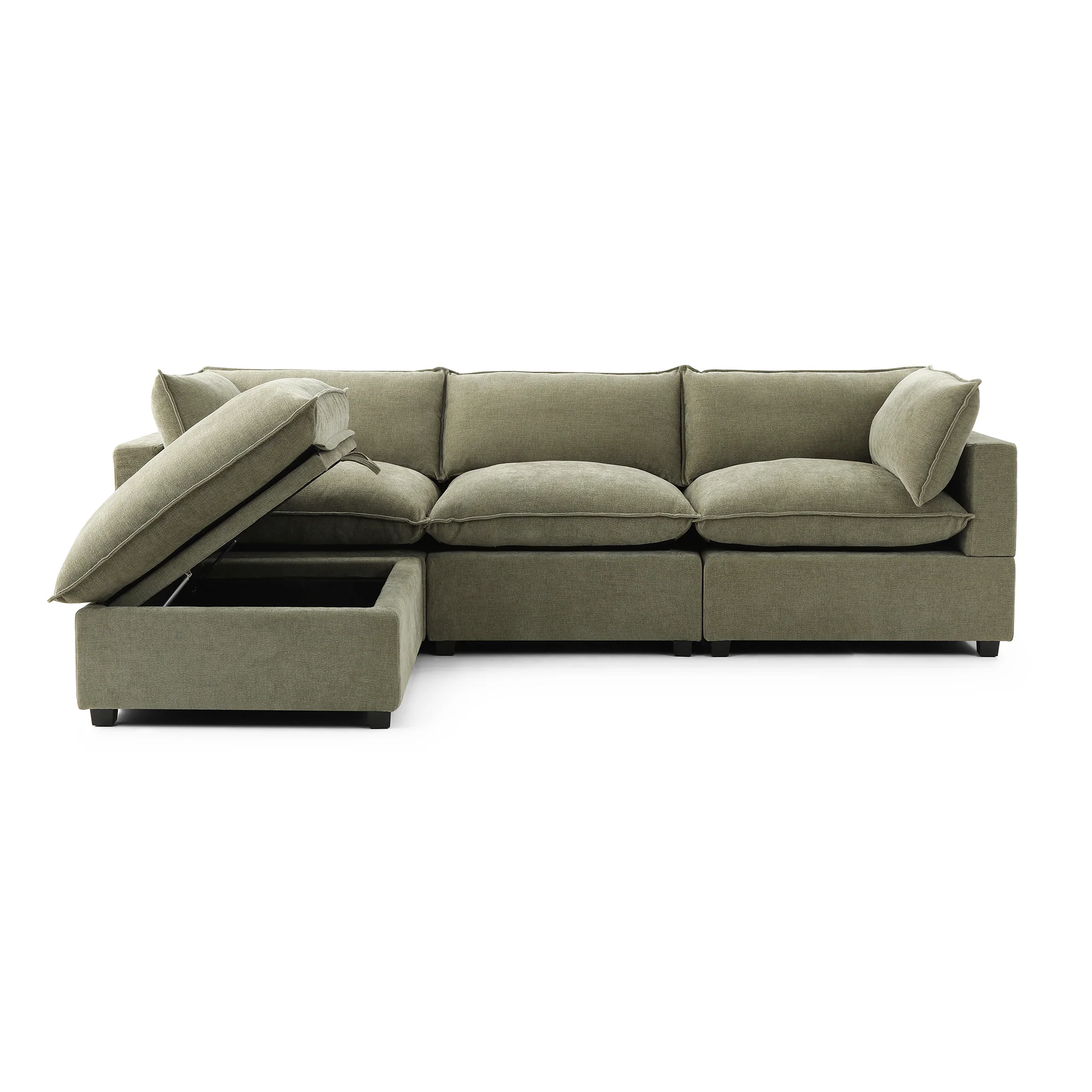 Luna Sofa 122" + Storage Ottoman - Image 76